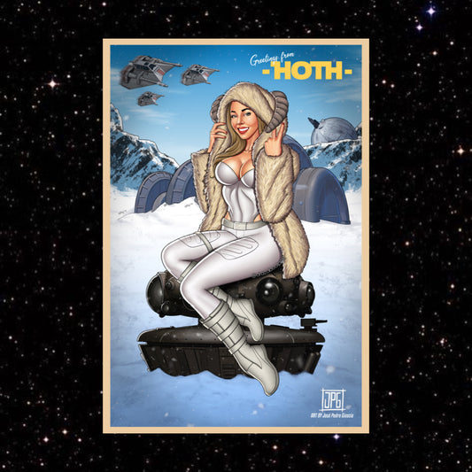 Greetings From Hoth Sticker