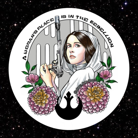 Rebel Princess Sticker