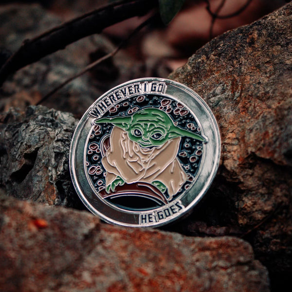 Wherever I Go, He Goes Challenge Coin
