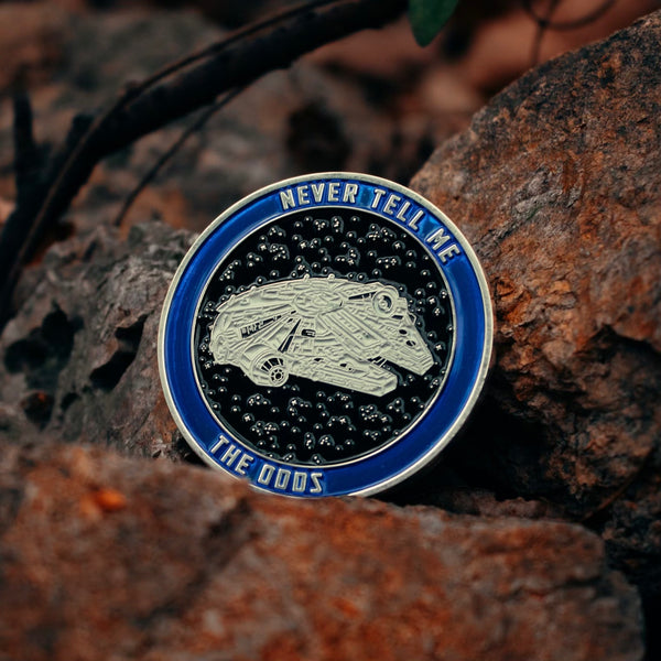 Never Tell Me The Odds Challenge Coin