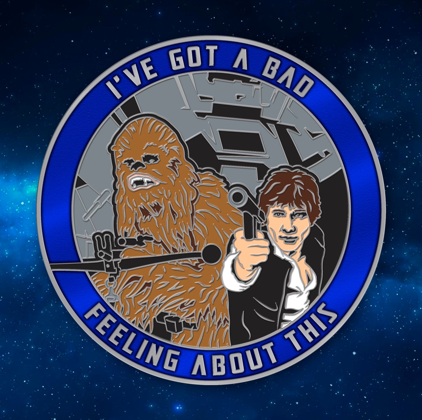 Never Tell Me The Odds Challenge Coin